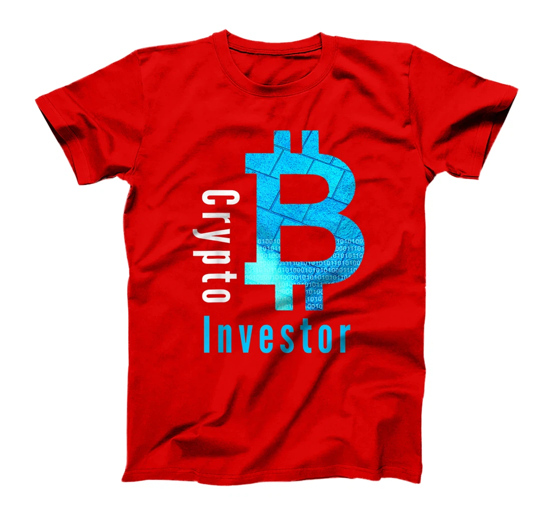 Crypto Investor Bitcoin Blockchain Cryptocurrency BTC DeFi T-Shirt