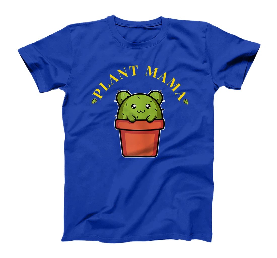 Womens Plant Mama Garden Lover Gardening Cactus T-Shirt