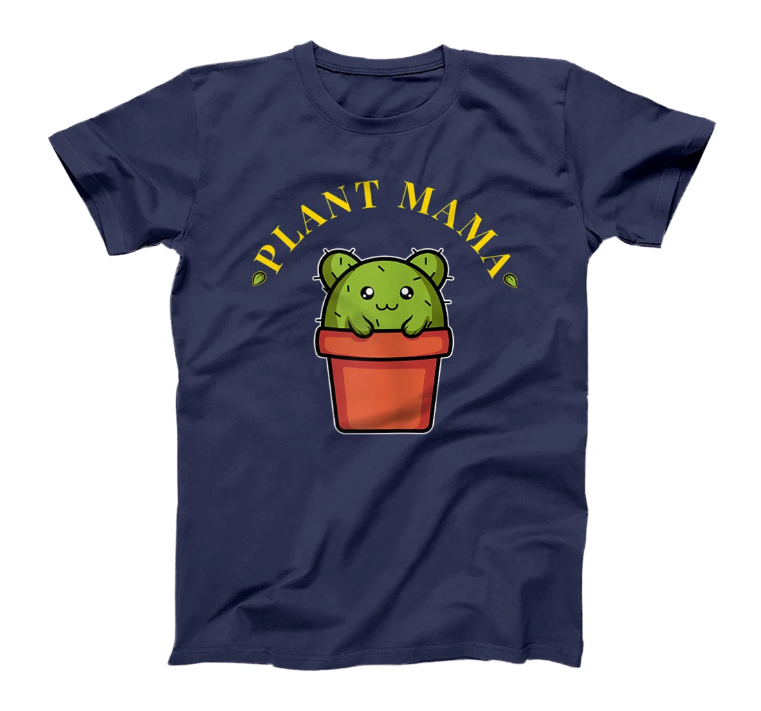 Womens Plant Mama Garden Lover Gardening Cactus T-Shirt