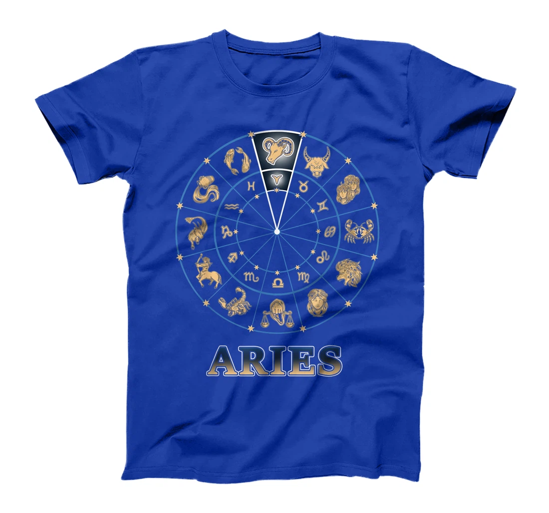Horoscope Ascendant Aries Zodiac Sign T-Shirt