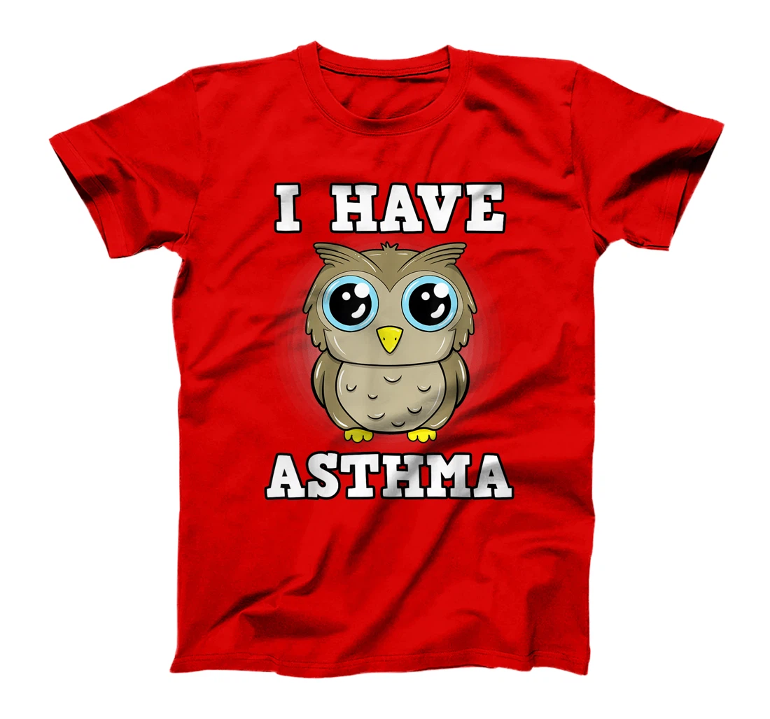 Asthma Inhaler Asthmatic Gray Ribbon Allergic Rhinitis Gift T-Shirt