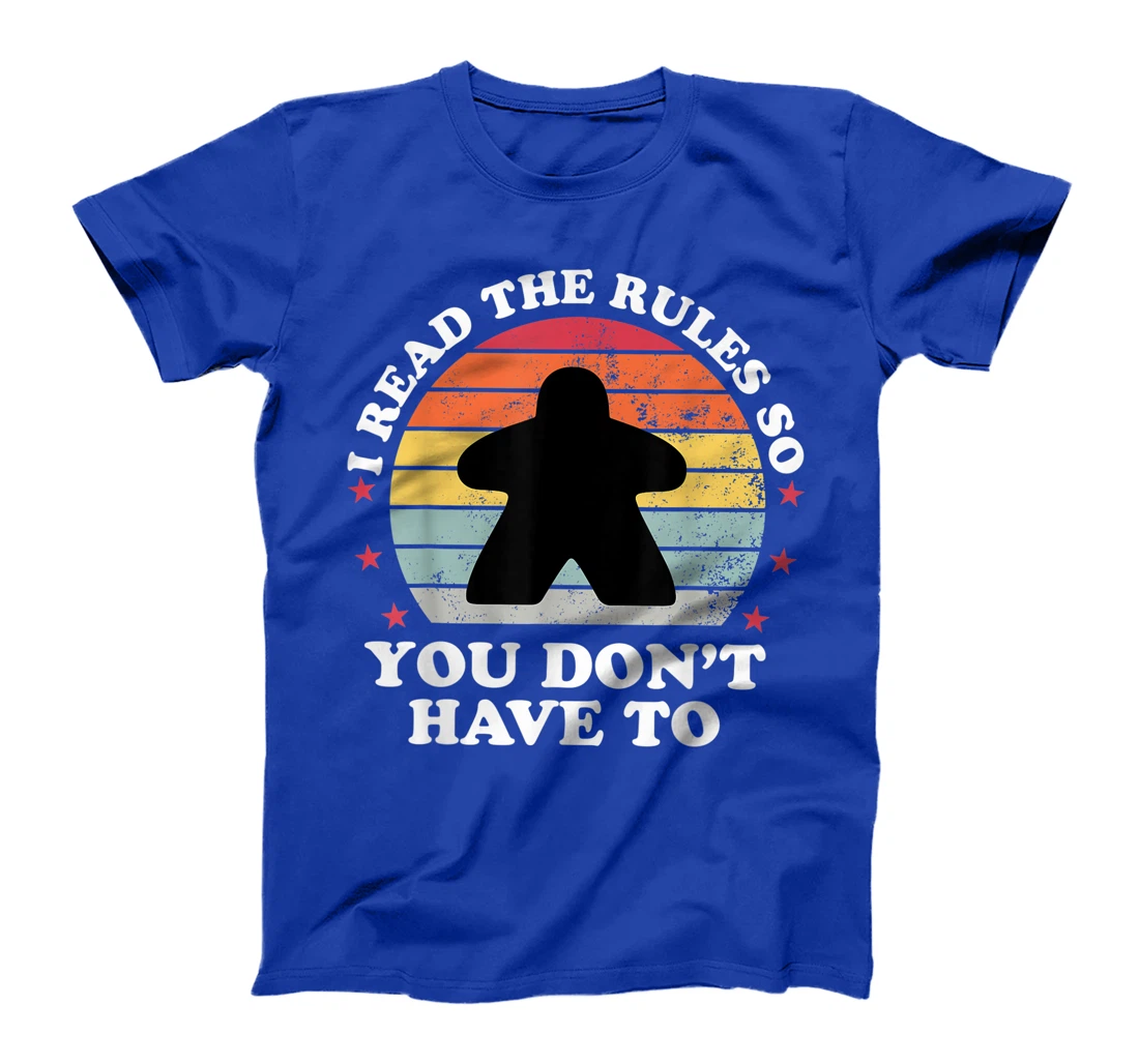 I Read The Rules Boardgame Funny Board Game Player Gift T-Shirt