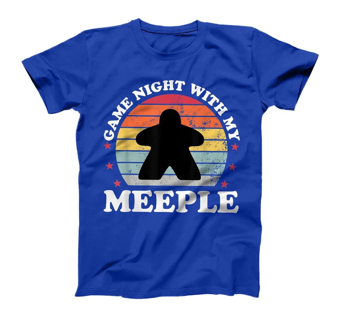 Game Night Meeple Boardgame Funny Board Game Player Gift T-Shirt