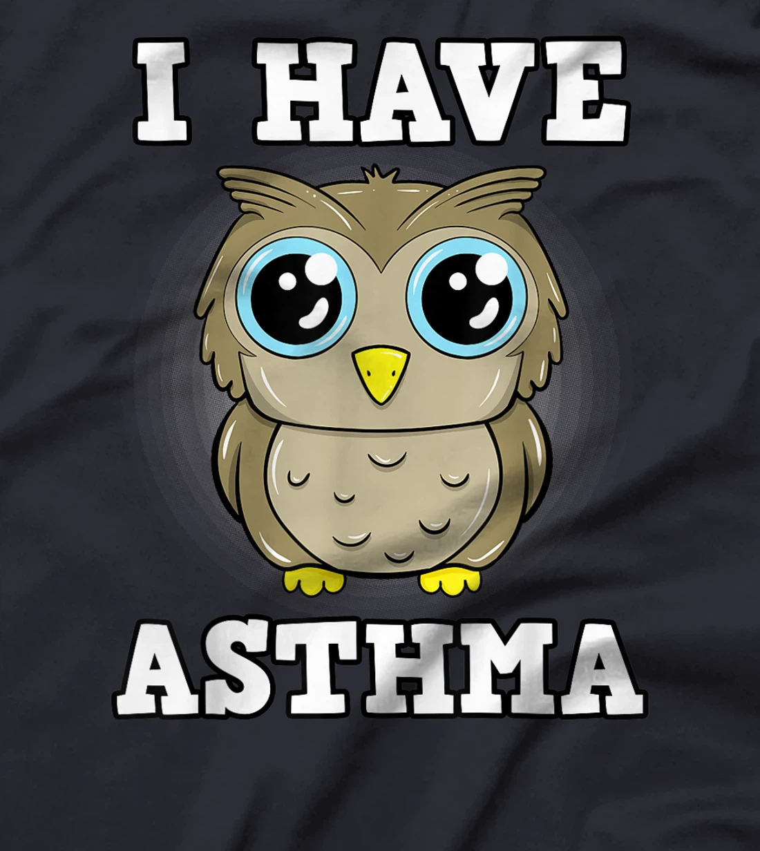 Asthma Inhaler Asthmatic Gray Ribbon Allergic Rhinitis Gift T-Shirt
