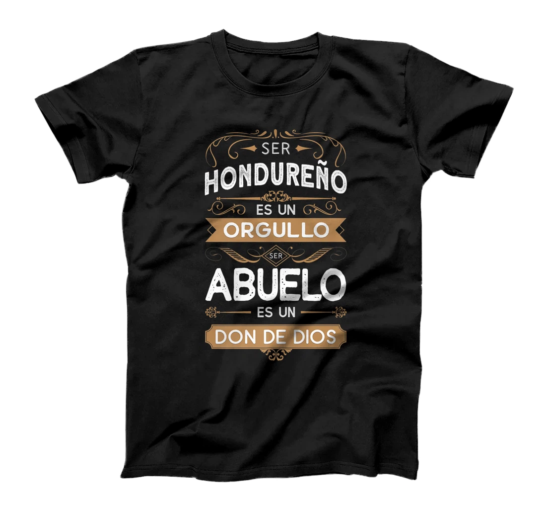 Mens Ser Hondureño es Un Orgullo Ser Abuelo es un Don de Dios Premium T-Shirt