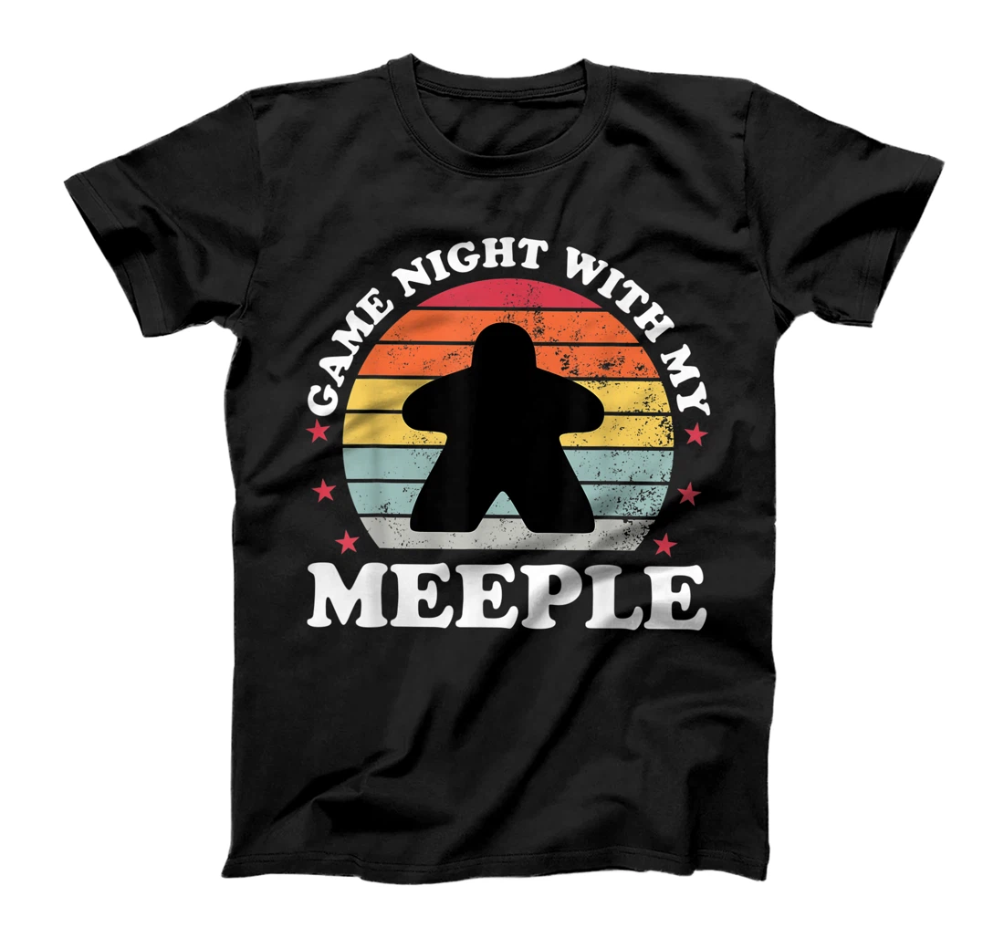Game Night Meeple Boardgame Funny Board Game Player Gift T-Shirt