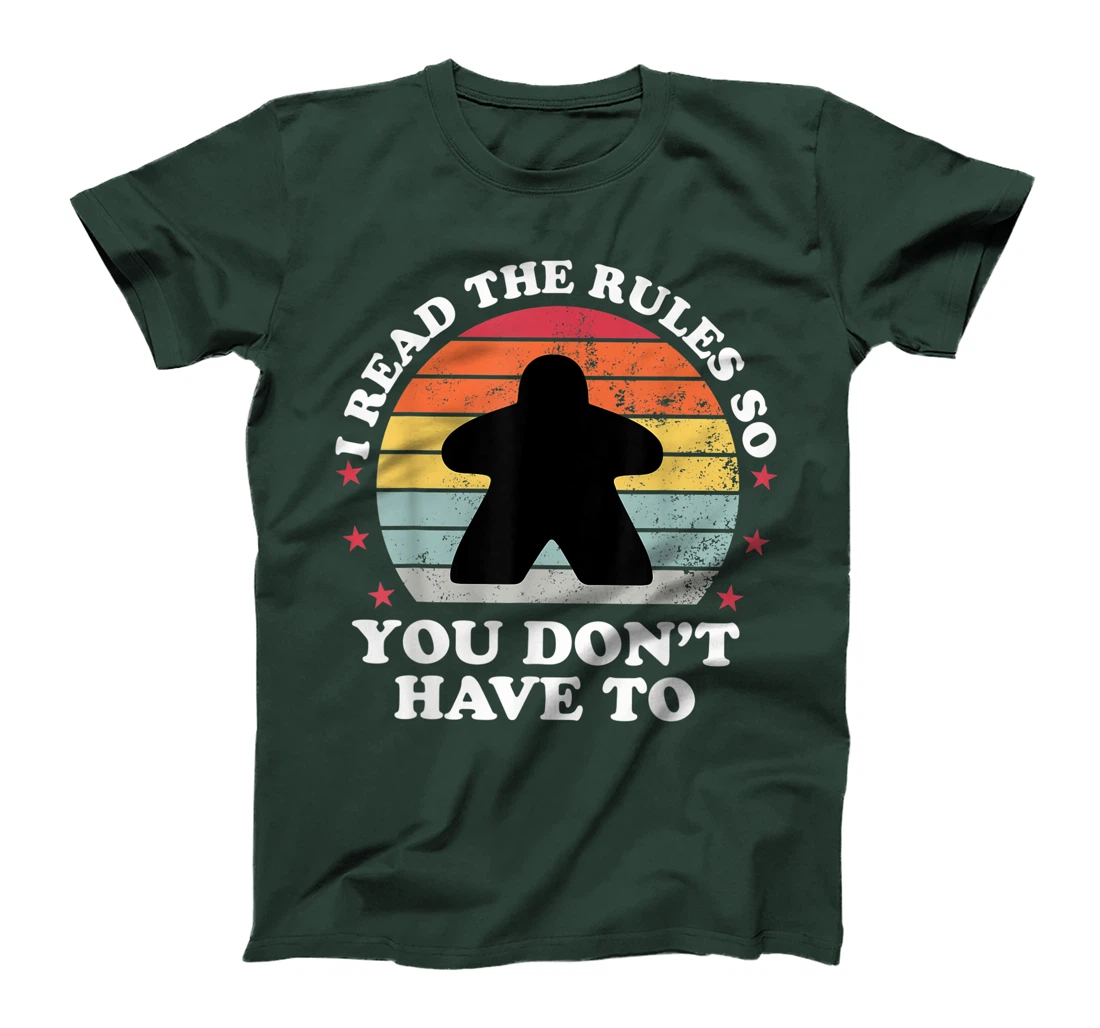 I Read The Rules Boardgame Funny Board Game Player Gift T-Shirt