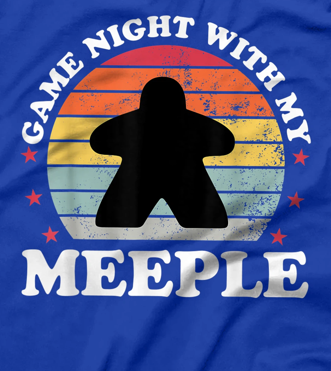 Game Night Meeple Boardgame Funny Board Game Player Gift T-Shirt