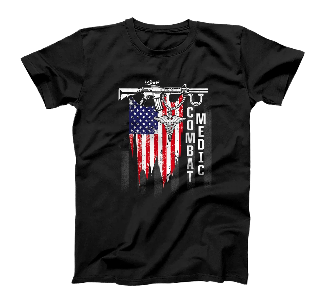 Combat Medic Instructing USA American Military T-Shirt
