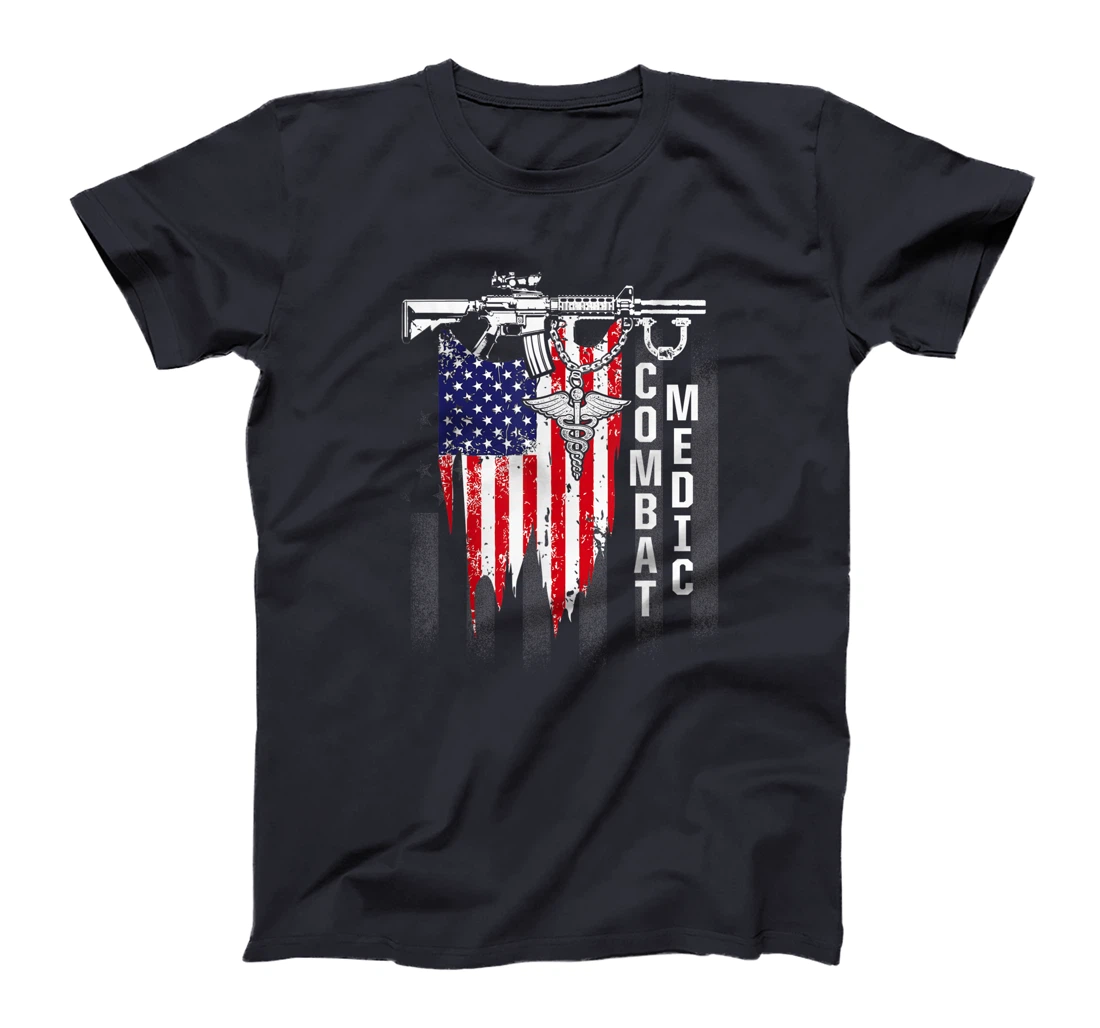 Combat Medic Instructing USA American Military T-Shirt