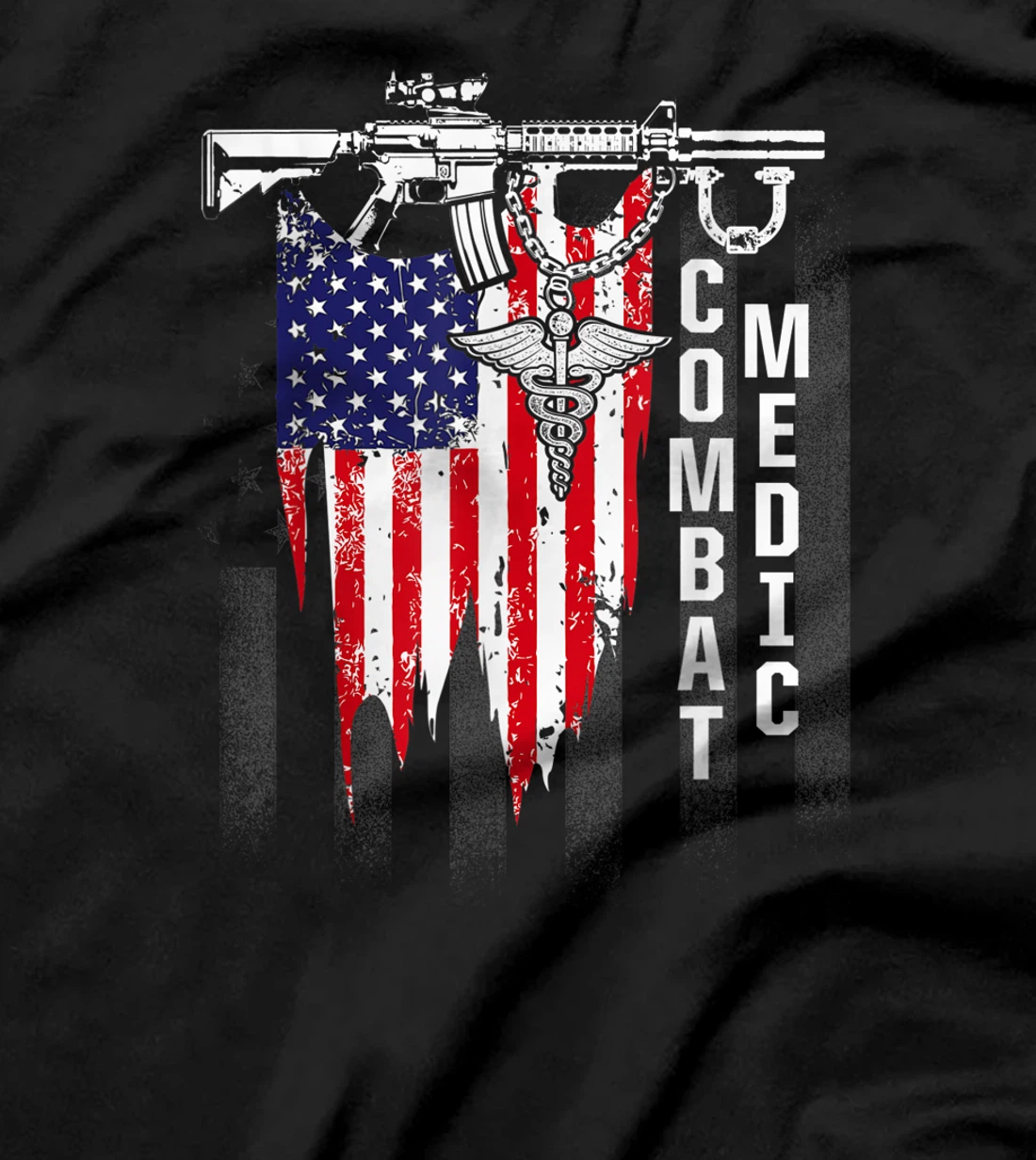 Combat Medic Instructing USA American Military T-Shirt