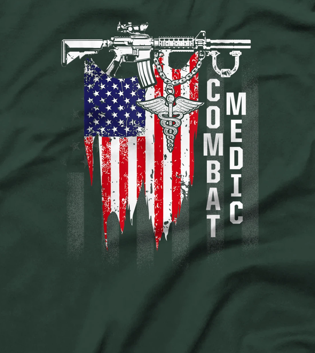 Combat Medic Instructing USA American Military T-Shirt