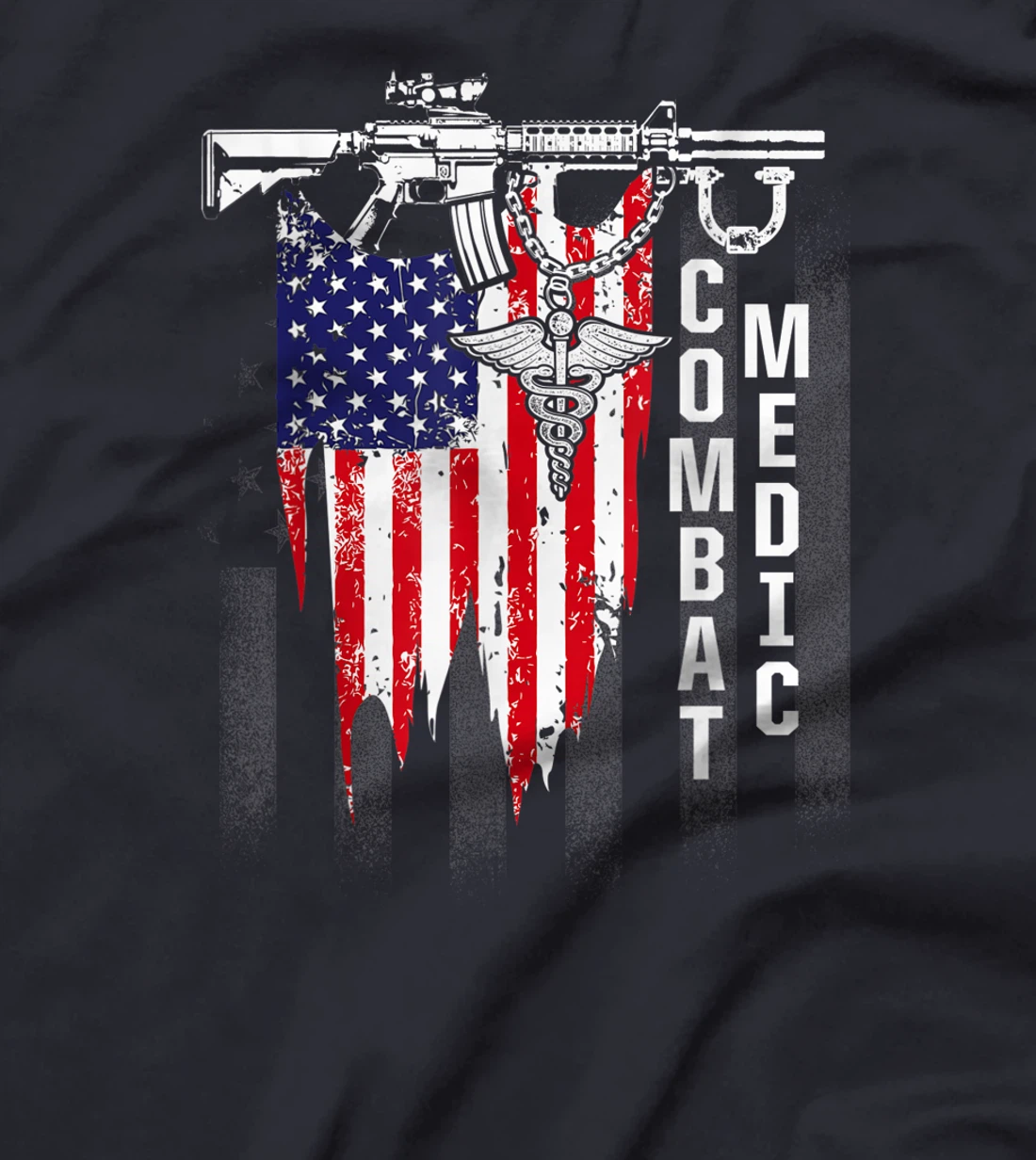 Combat Medic Instructing USA American Military T-Shirt
