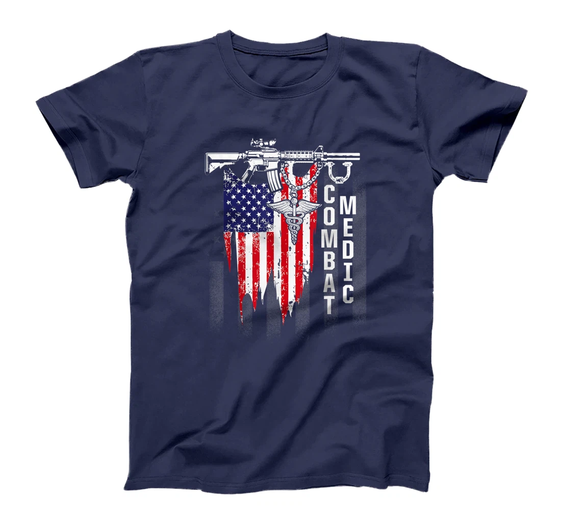Combat Medic Instructing USA American Military T-Shirt