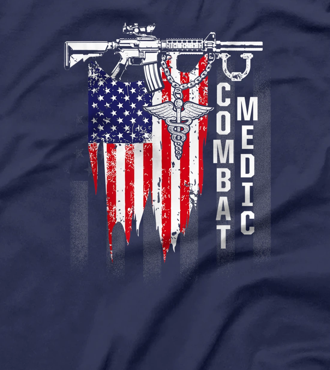 Combat Medic Instructing USA American Military T-Shirt