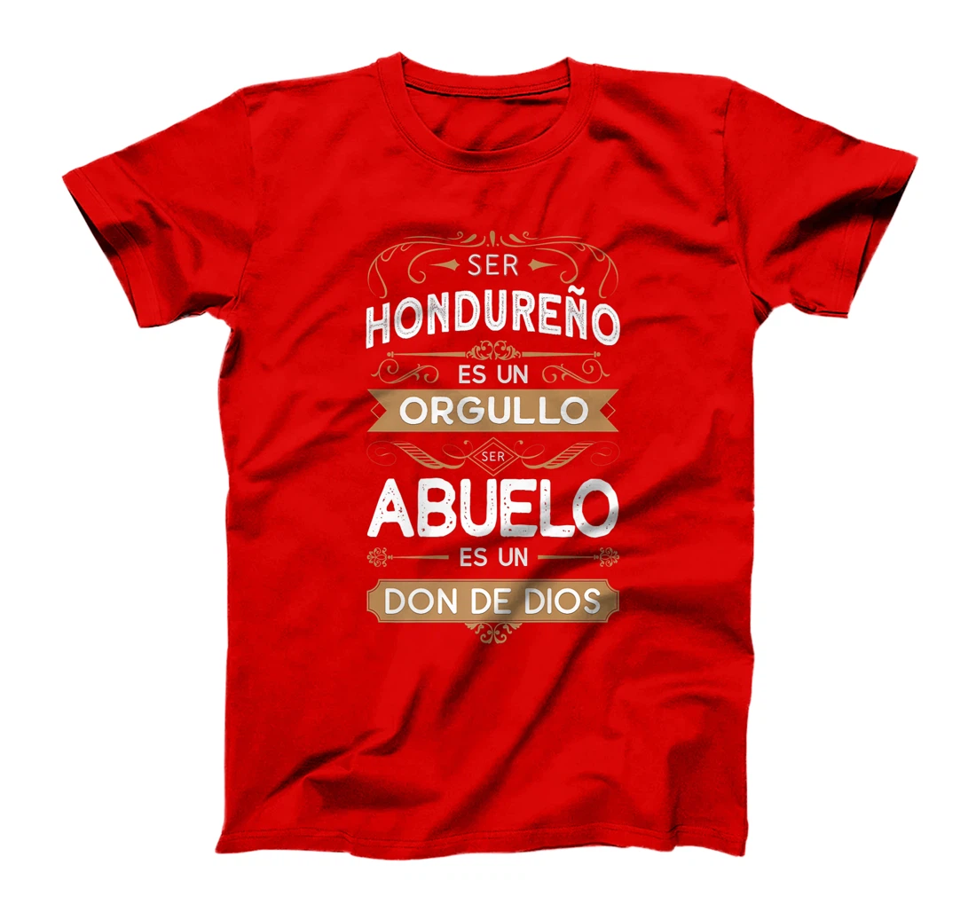 Mens Ser Hondureño es Un Orgullo Ser Abuelo es un Don de Dios Premium T-Shirt