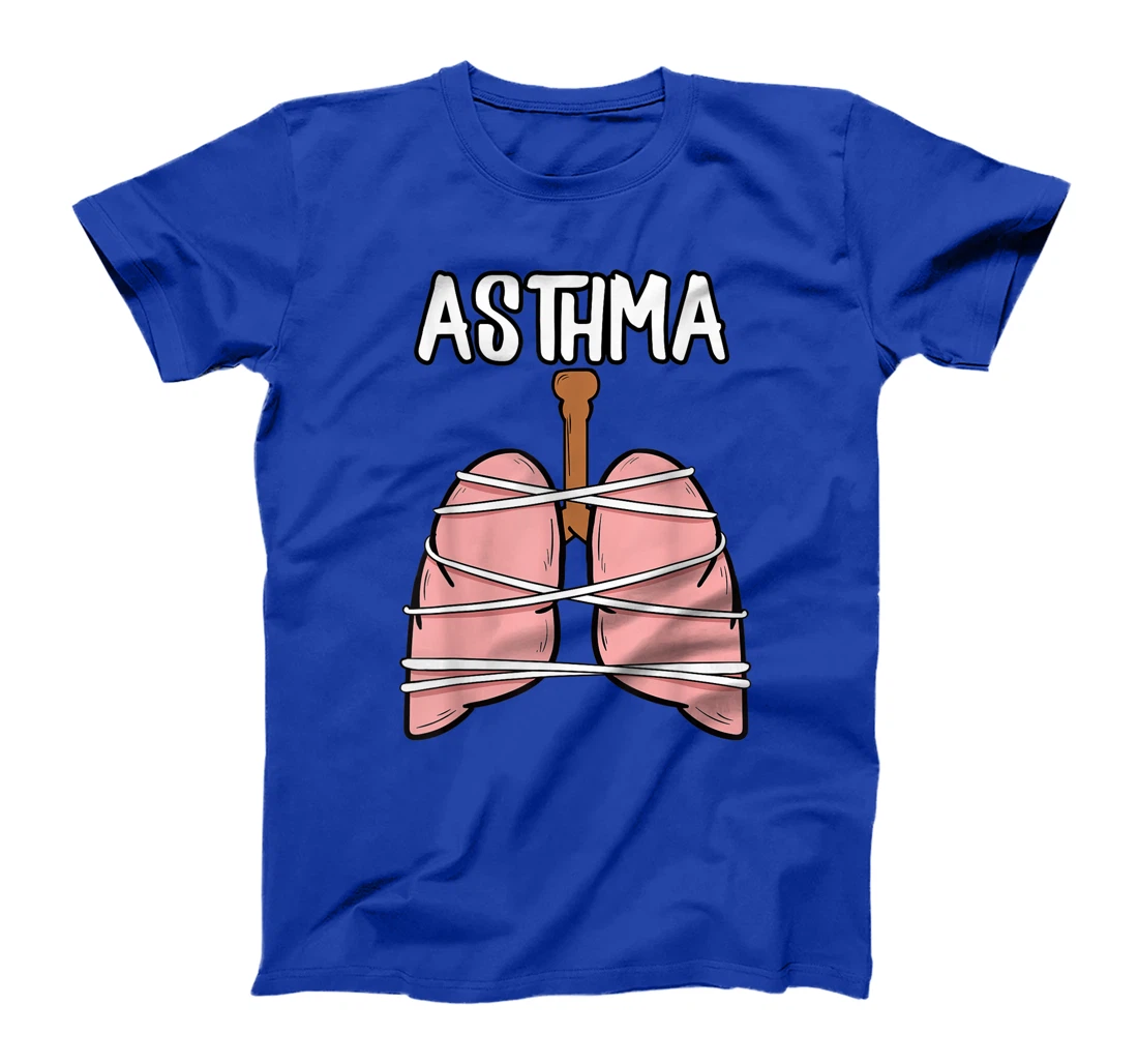 Asthma Inhaler Asthmatic Gray Ribbon Allergic Rhinitis Gift T-Shirt