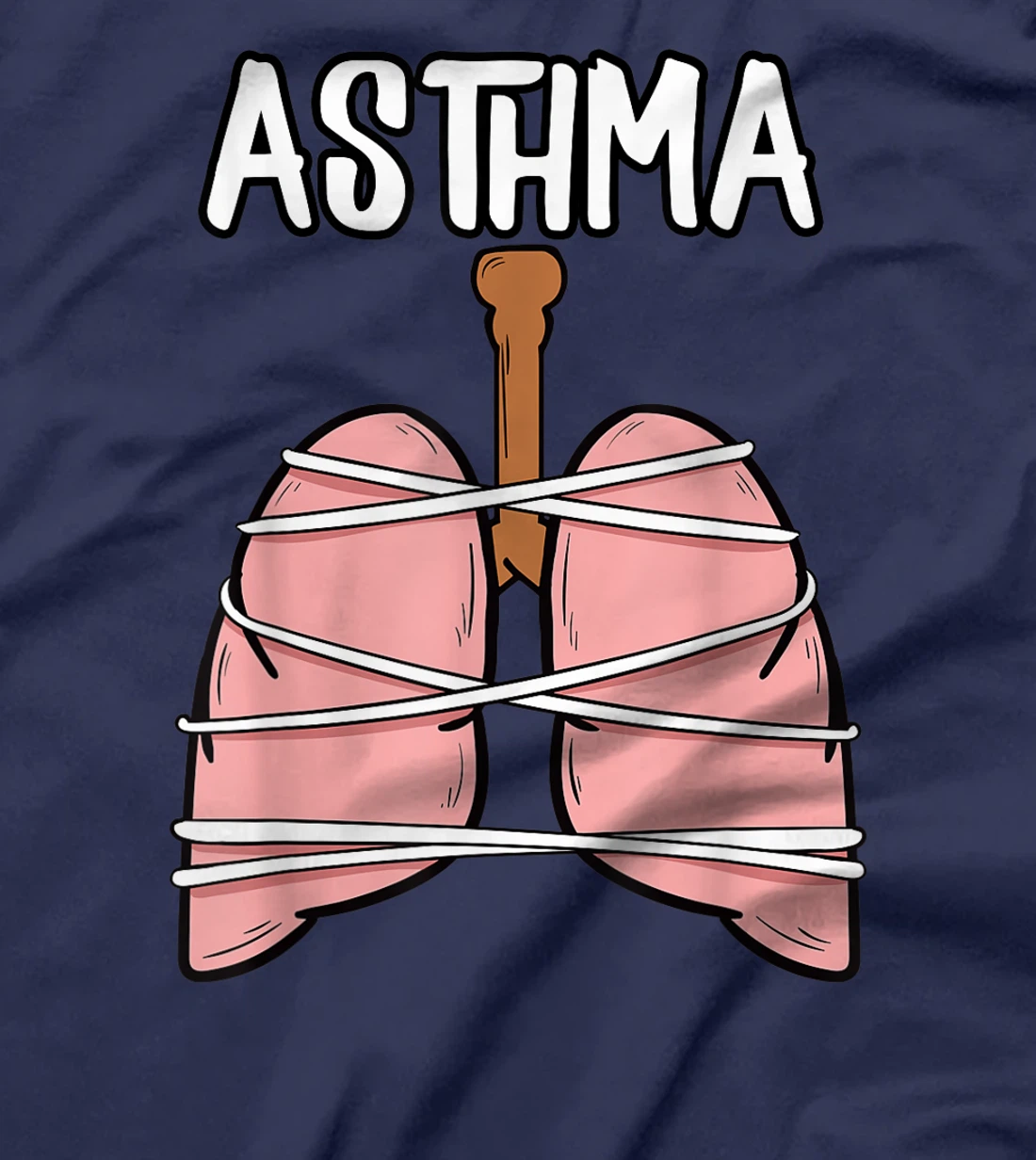 Asthma Inhaler Asthmatic Gray Ribbon Allergic Rhinitis Gift T-Shirt