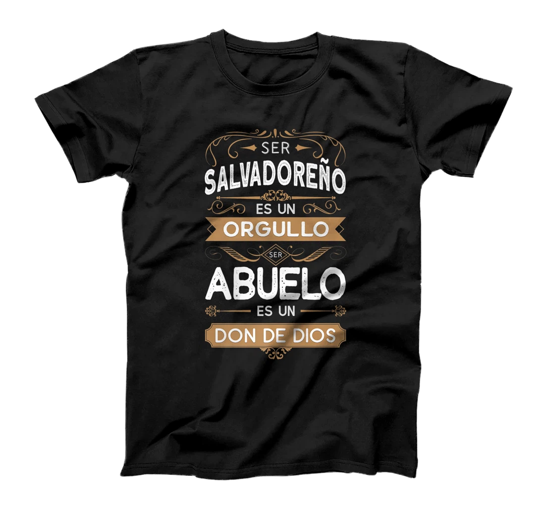 Mens Ser Salvadoreño es Un Orgullo Ser Abuelo es un Don de Dios Premium T-Shirt