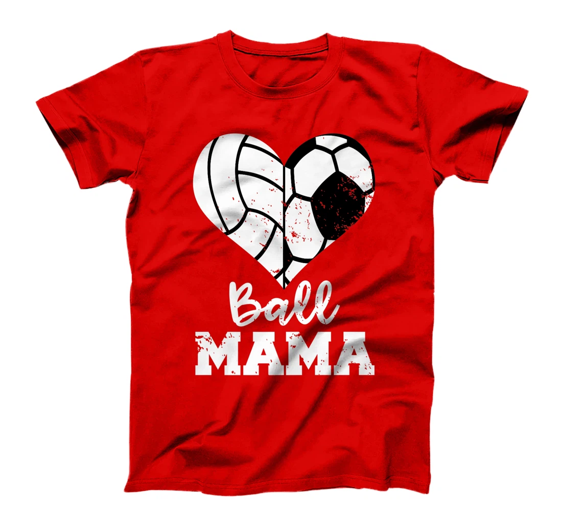 Ball Mama Funny Soccer Volleyball Mama Premium T-Shirt