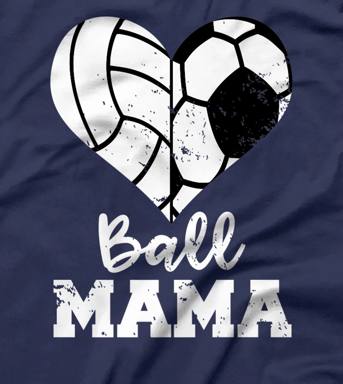 Ball Mama Funny Soccer Volleyball Mama Premium T-Shirt