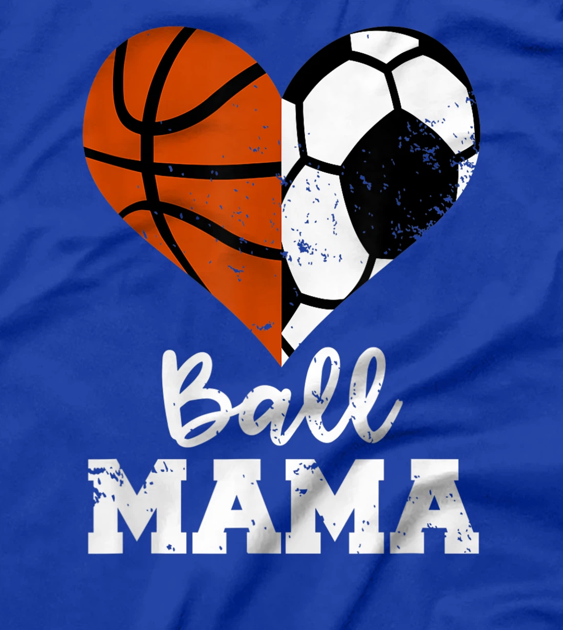 Ball Mama Funny Soccer Basketball Mama T-Shirt