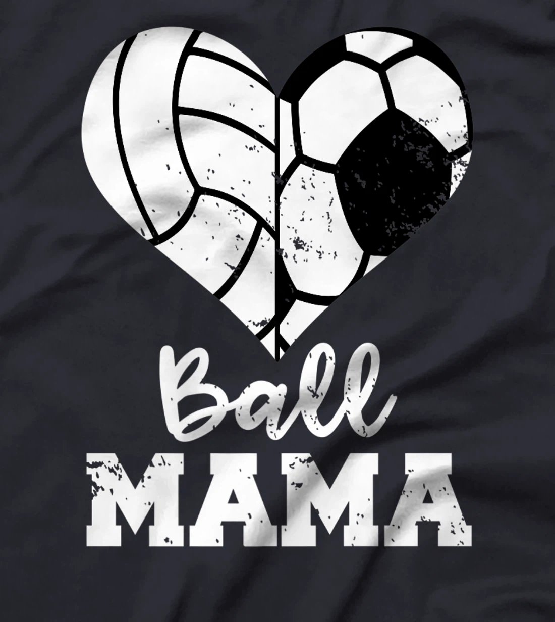 Ball Mama Funny Soccer Volleyball Mama Premium T-Shirt
