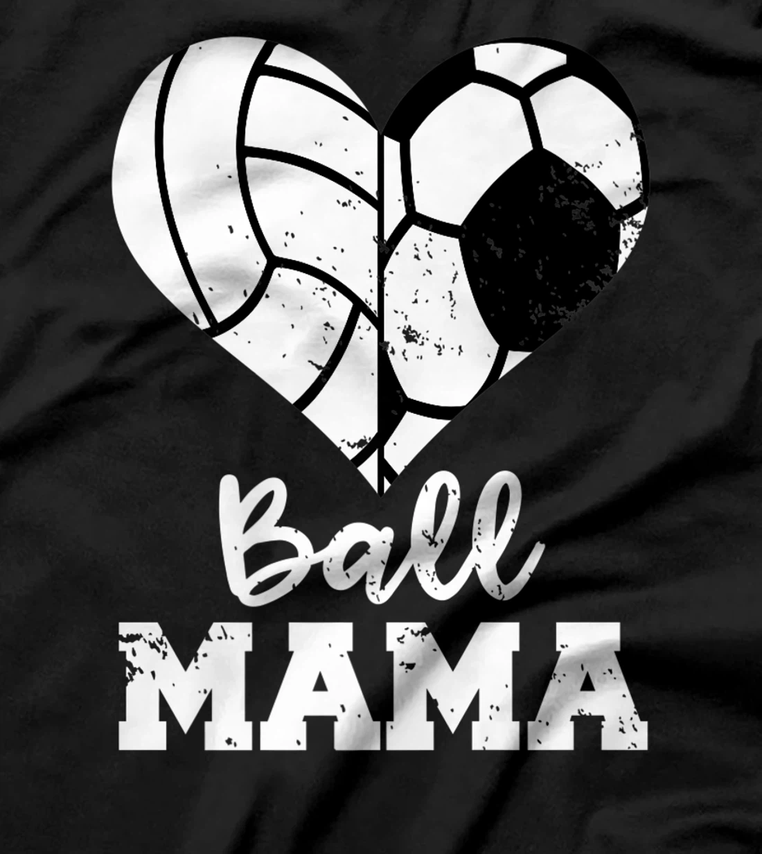 Ball Mama Funny Soccer Volleyball Mama Premium T-Shirt