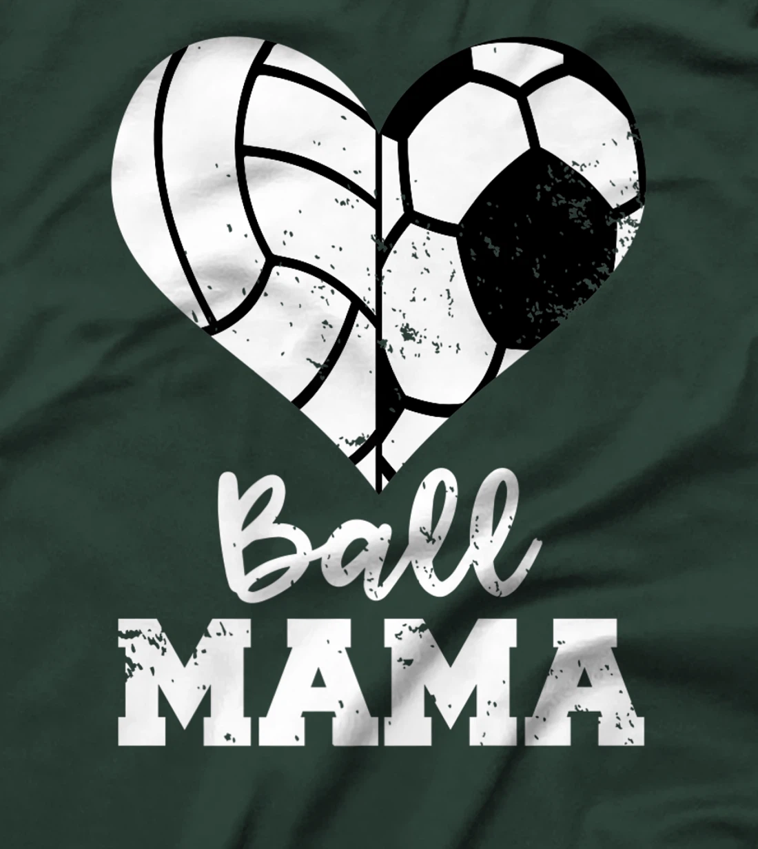 Ball Mama Funny Soccer Volleyball Mama Premium T-Shirt