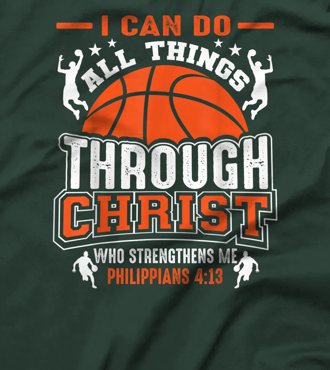 Best Christian Basketball Gift | Cute Religious Boys Girls T-Shirt