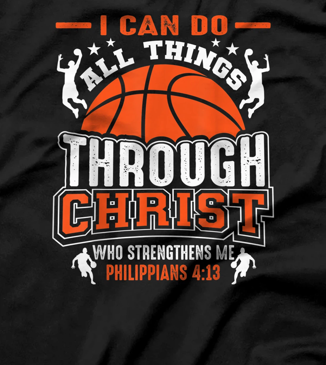 Best Christian Basketball Gift | Cute Religious Boys Girls T-Shirt
