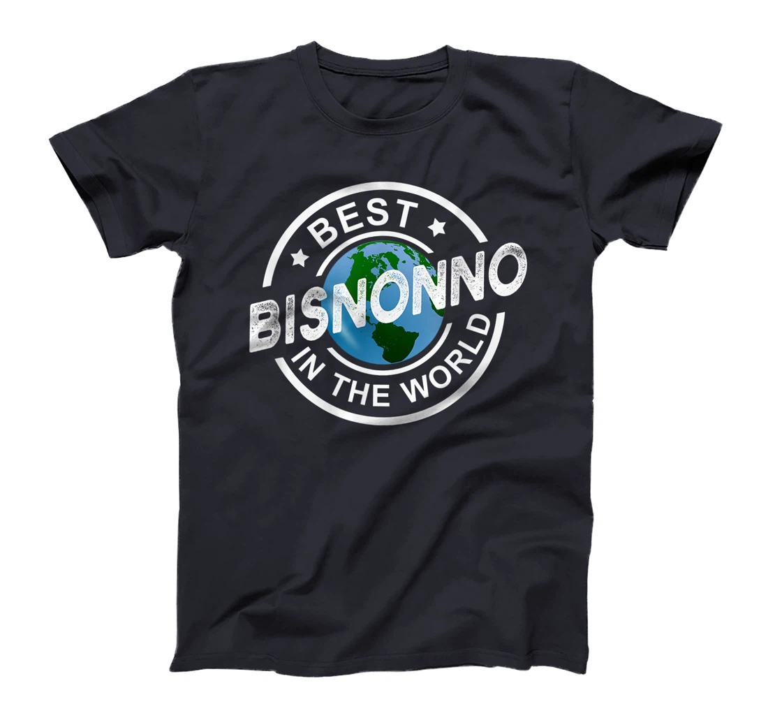 Mens Best Bisnonno In The World Funny Italian Great Grandpa T-Shirt