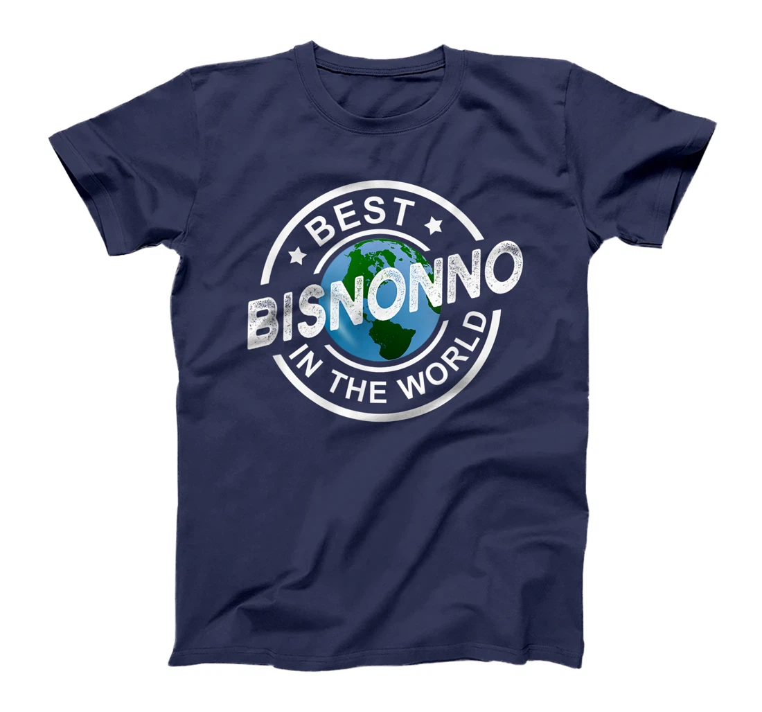Mens Best Bisnonno In The World Funny Italian Great Grandpa T-Shirt