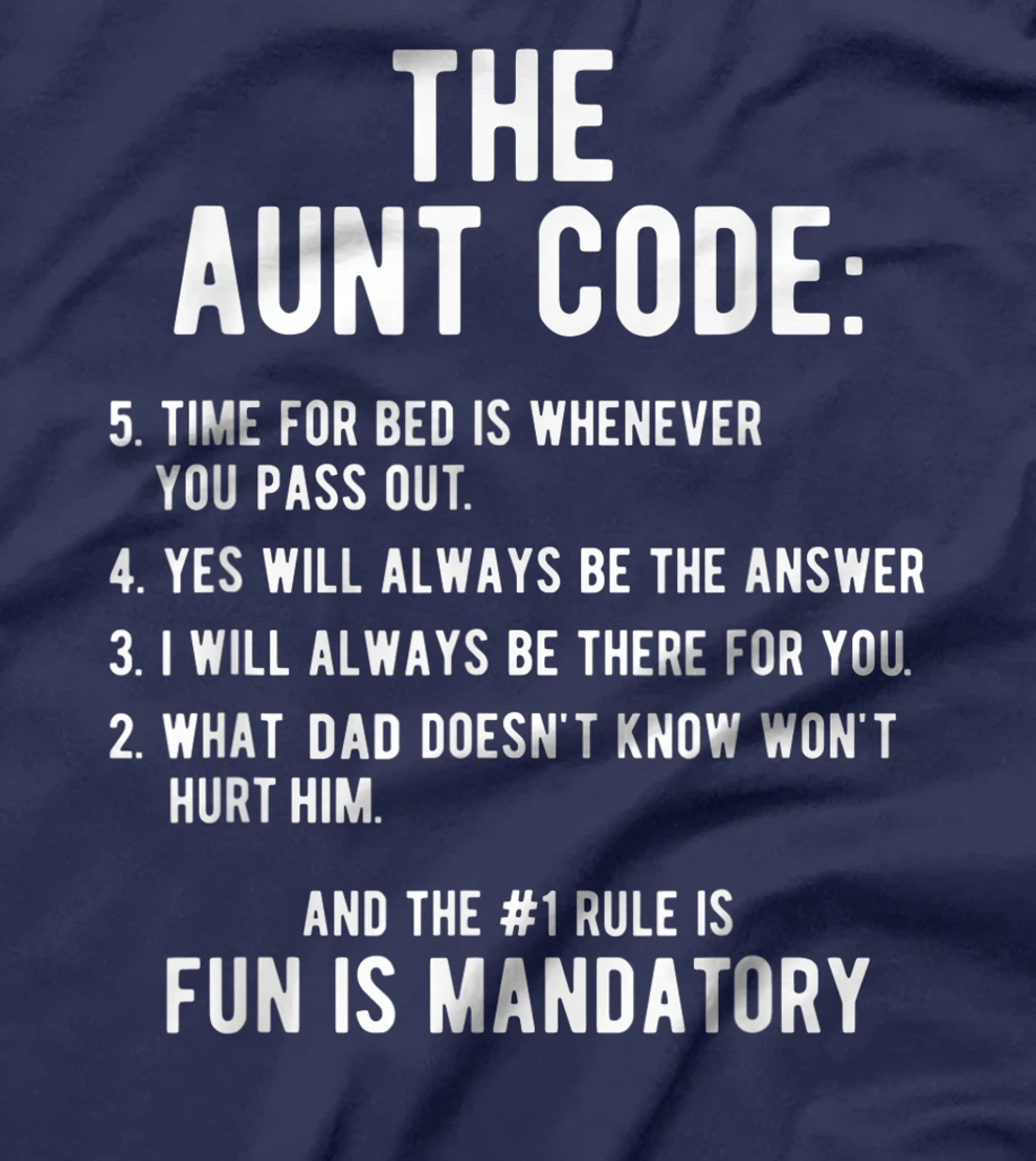 Aunt Gifts From Niece Nephew The Aunt Code Fun Auntie T-Shirt