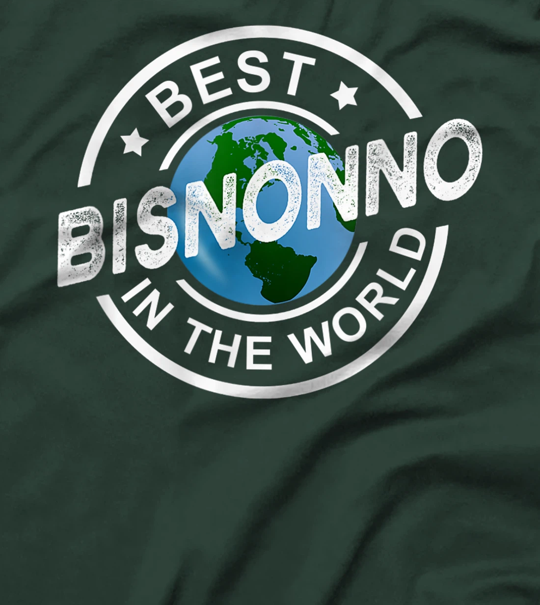 Mens Best Bisnonno In The World Funny Italian Great Grandpa T-Shirt