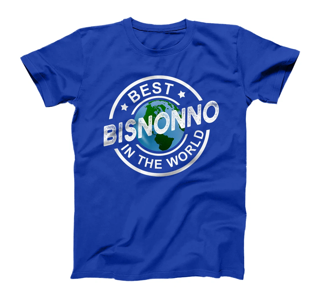 Mens Best Bisnonno In The World Funny Italian Great Grandpa T-Shirt