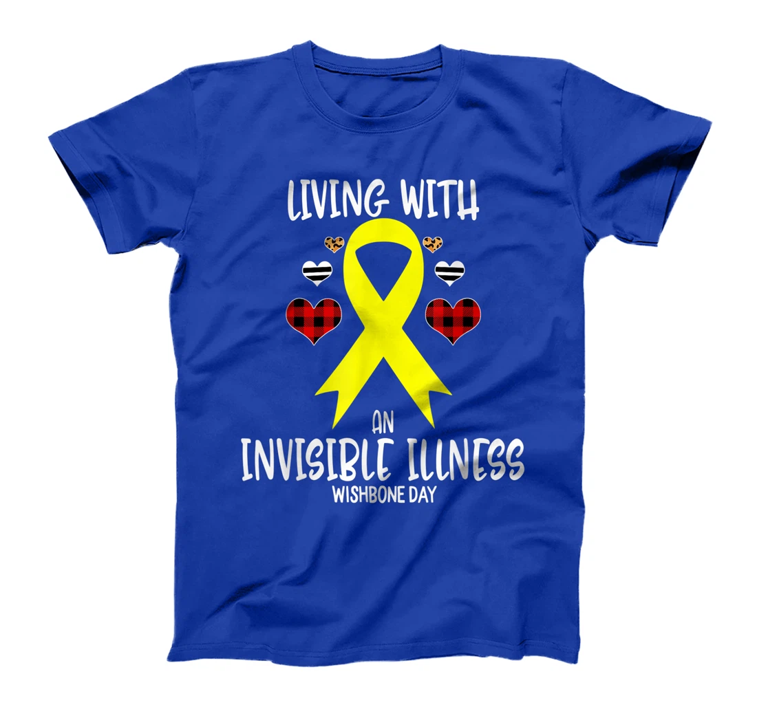 Wishbone Day Awareness Living With An Invisible illness T-Shirt
