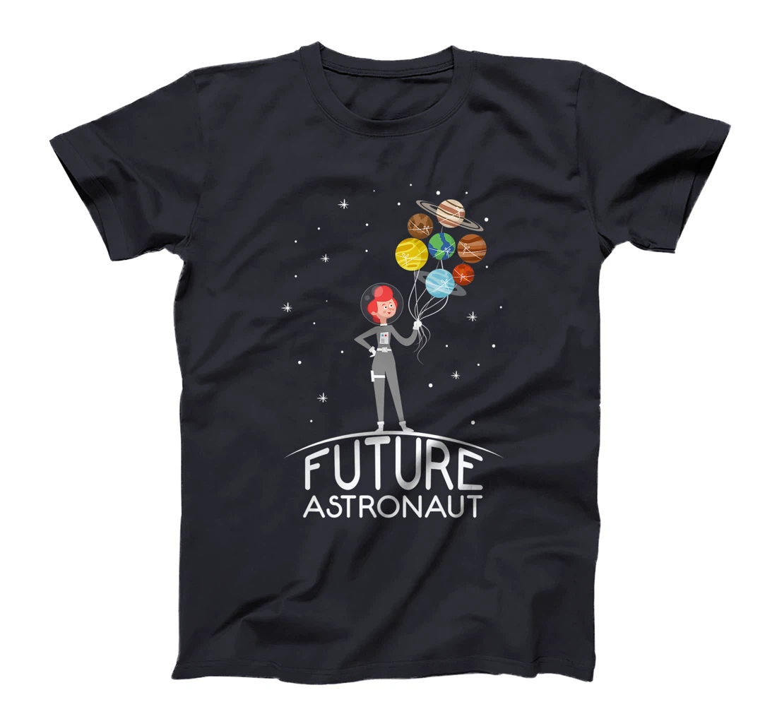 Future Astronaut With Planets Funny Quote For Girl Premium T-Shirt