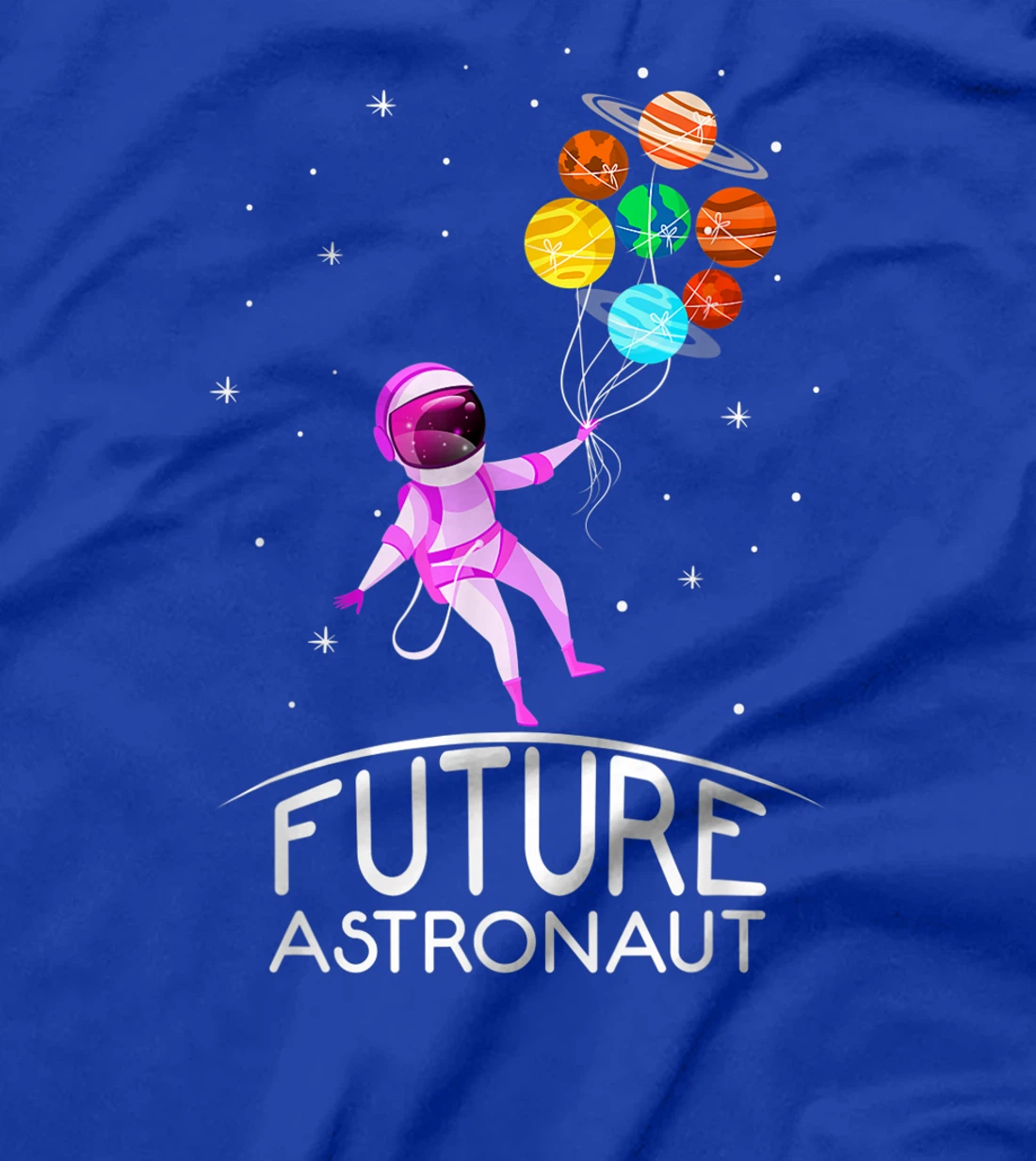 Future Astronaut With Planets Funny Quote For Girl T-Shirt
