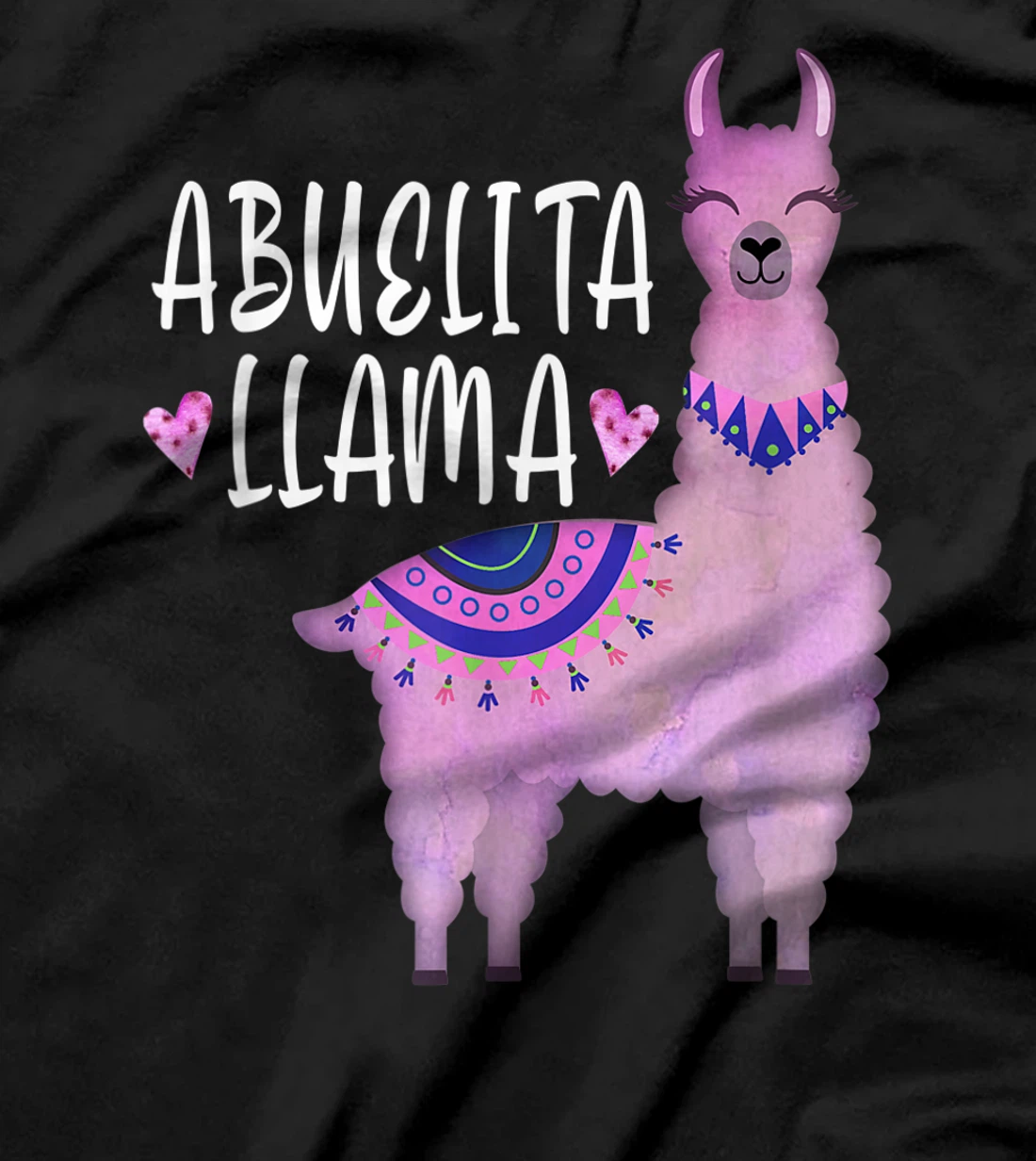 Abuelita Llama Spanish Granny Grandma Funny Llama Lover T-Shirt