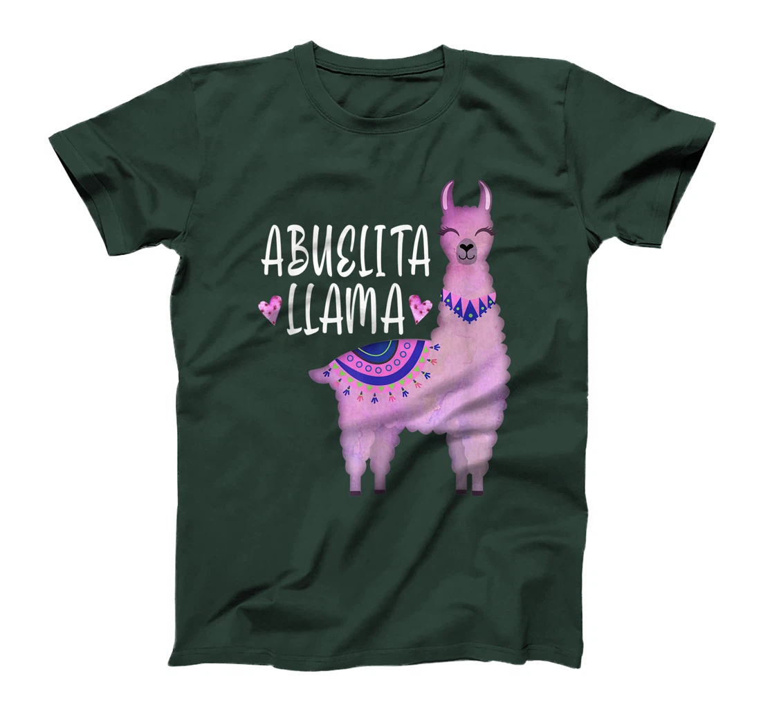 Abuelita Llama Spanish Granny Grandma Funny Llama Lover T-Shirt