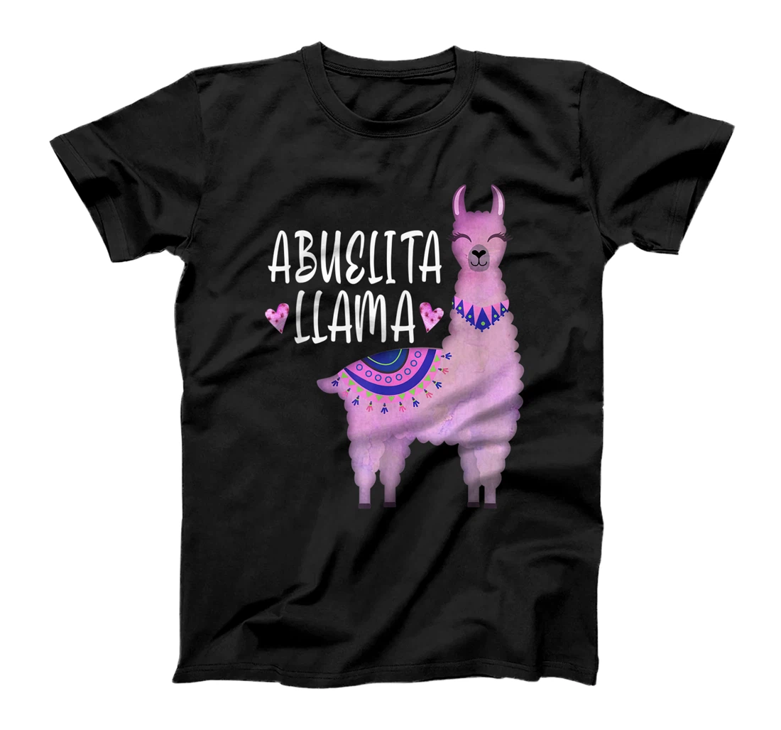 Abuelita Llama Spanish Granny Grandma Funny Llama Lover T-Shirt