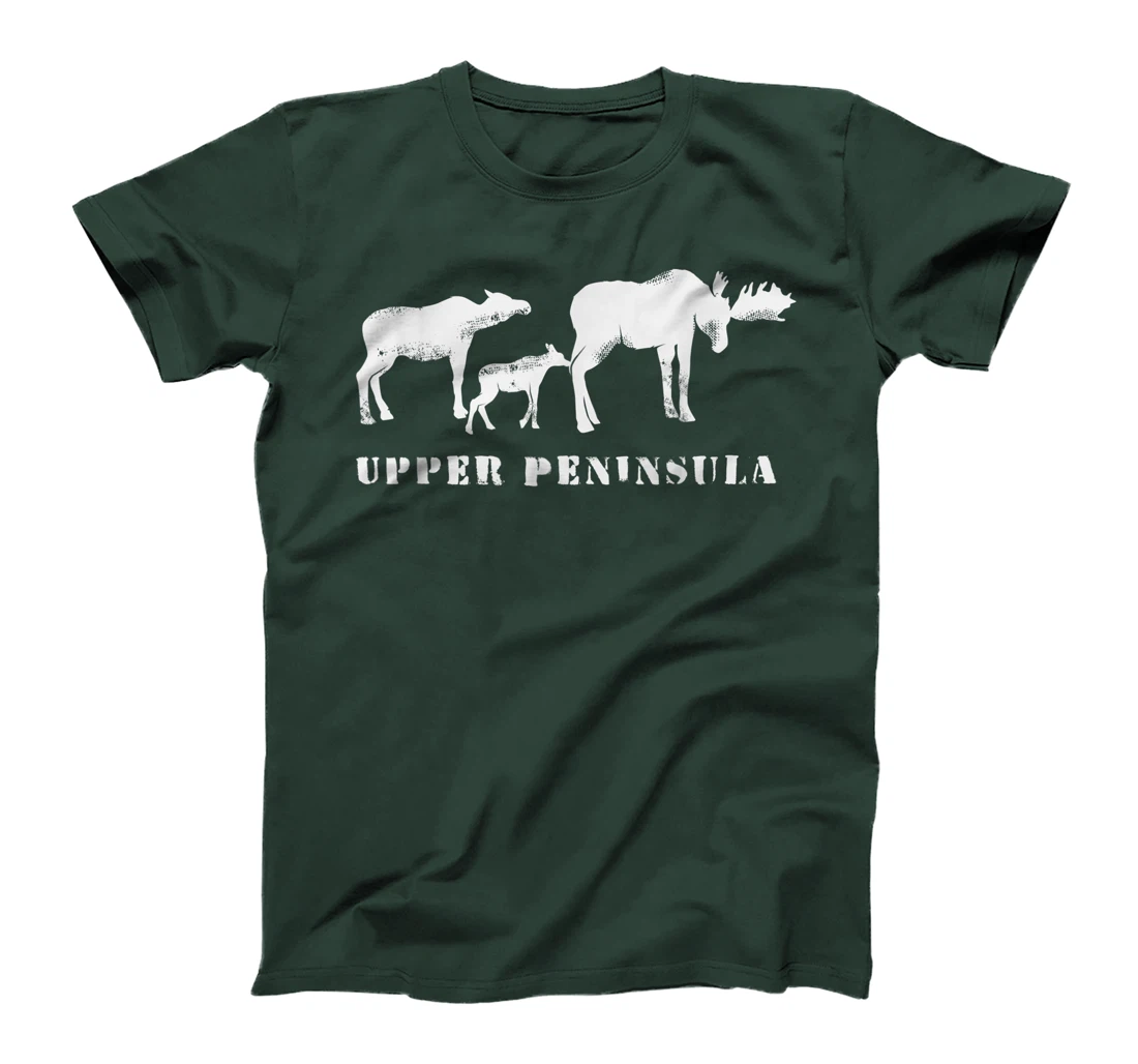 Moose Family for Yoopers Michigan Upper Peninsula T-Shirt
