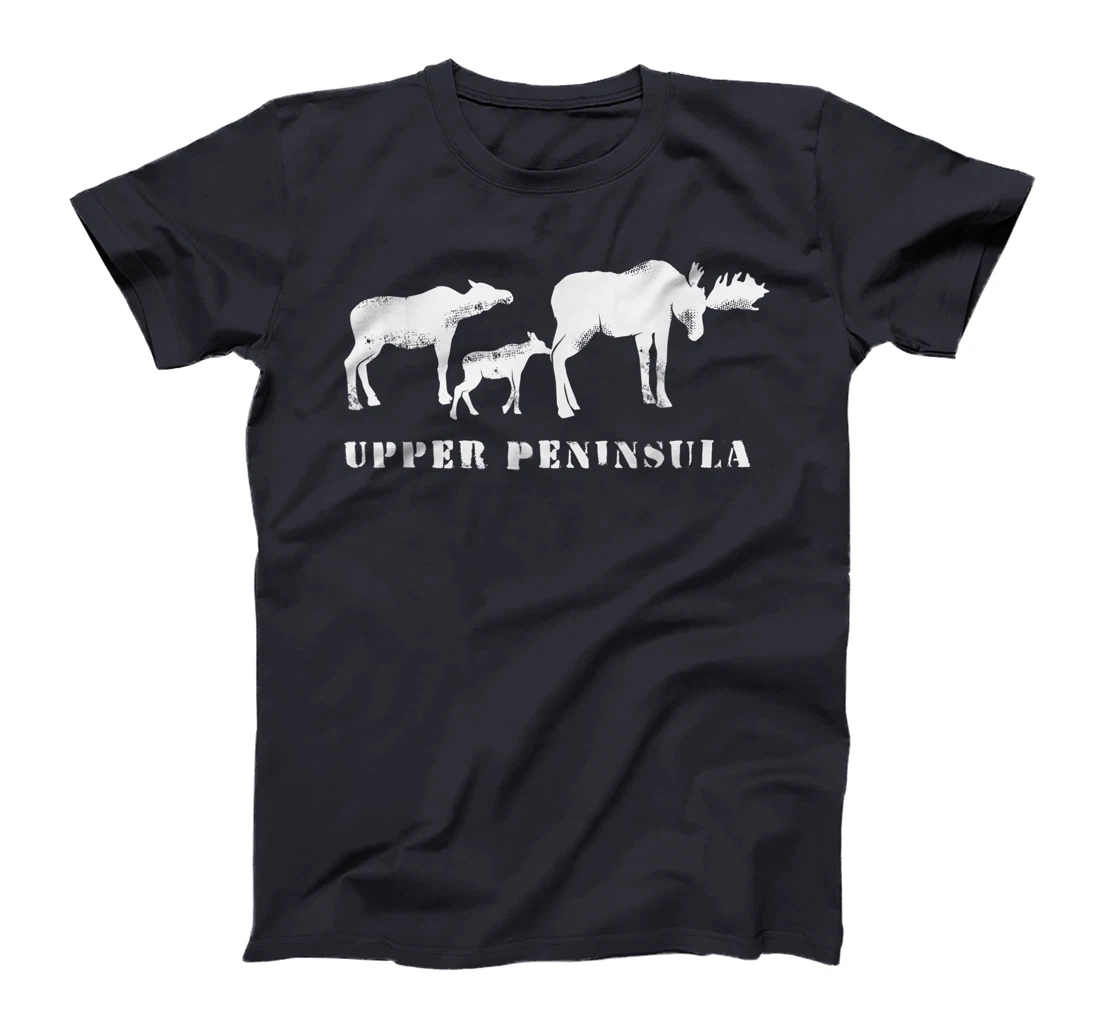 Moose Family for Yoopers Michigan Upper Peninsula T-Shirt