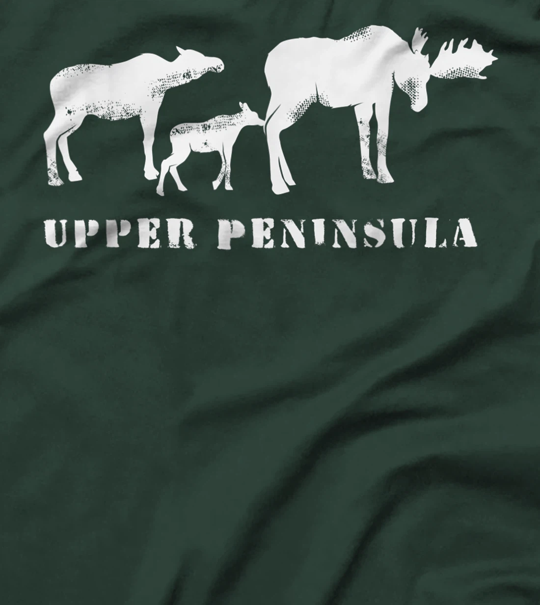 Moose Family for Yoopers Michigan Upper Peninsula T-Shirt