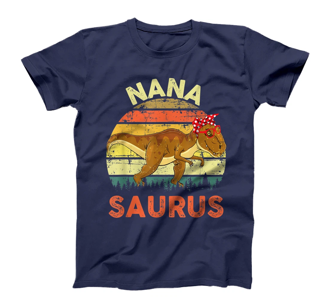 Nanasaurus Dinosaur Shirt Nana Saurus Family Matching T-Shirt