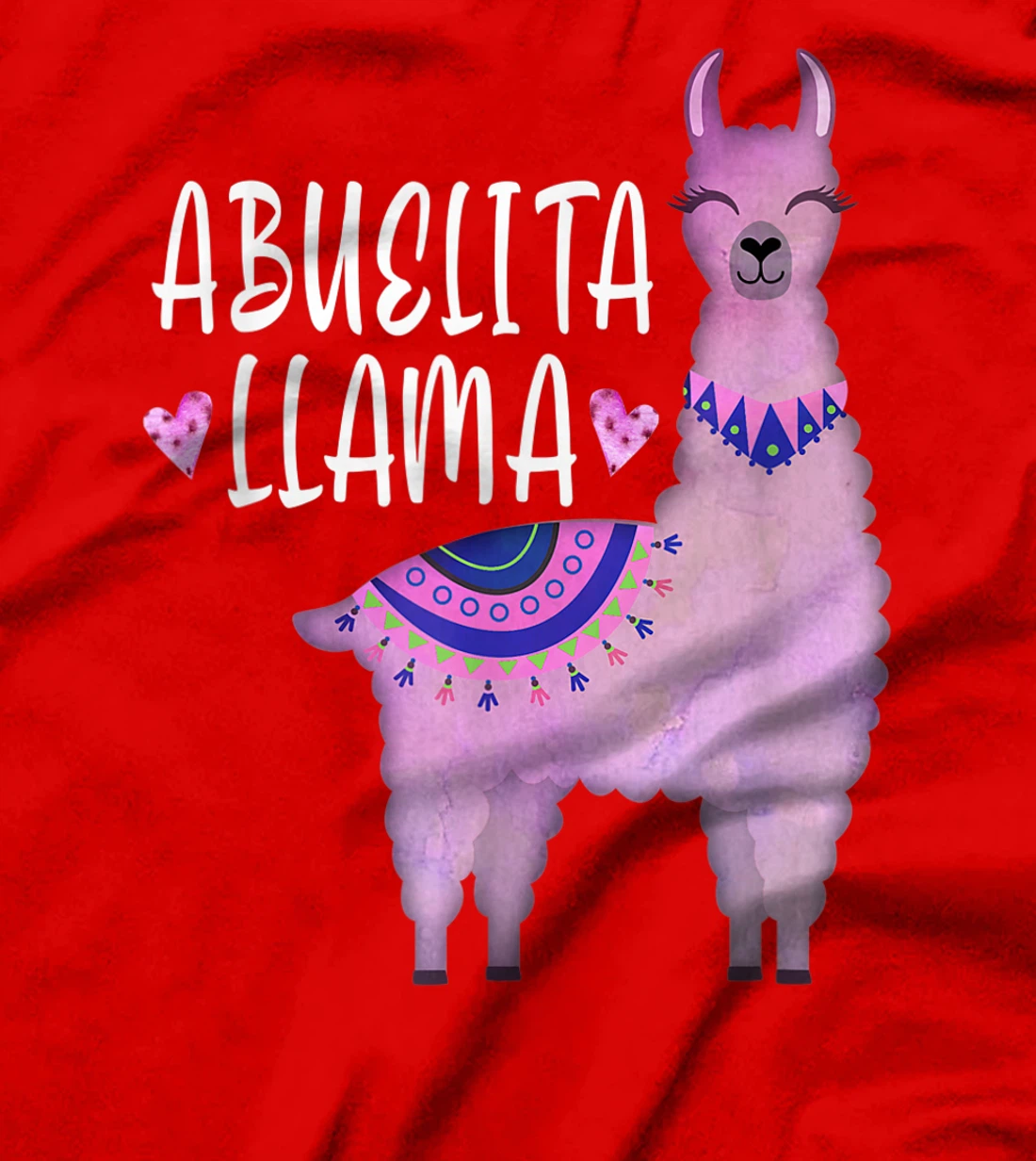 Abuelita Llama Spanish Granny Grandma Funny Llama Lover T-Shirt