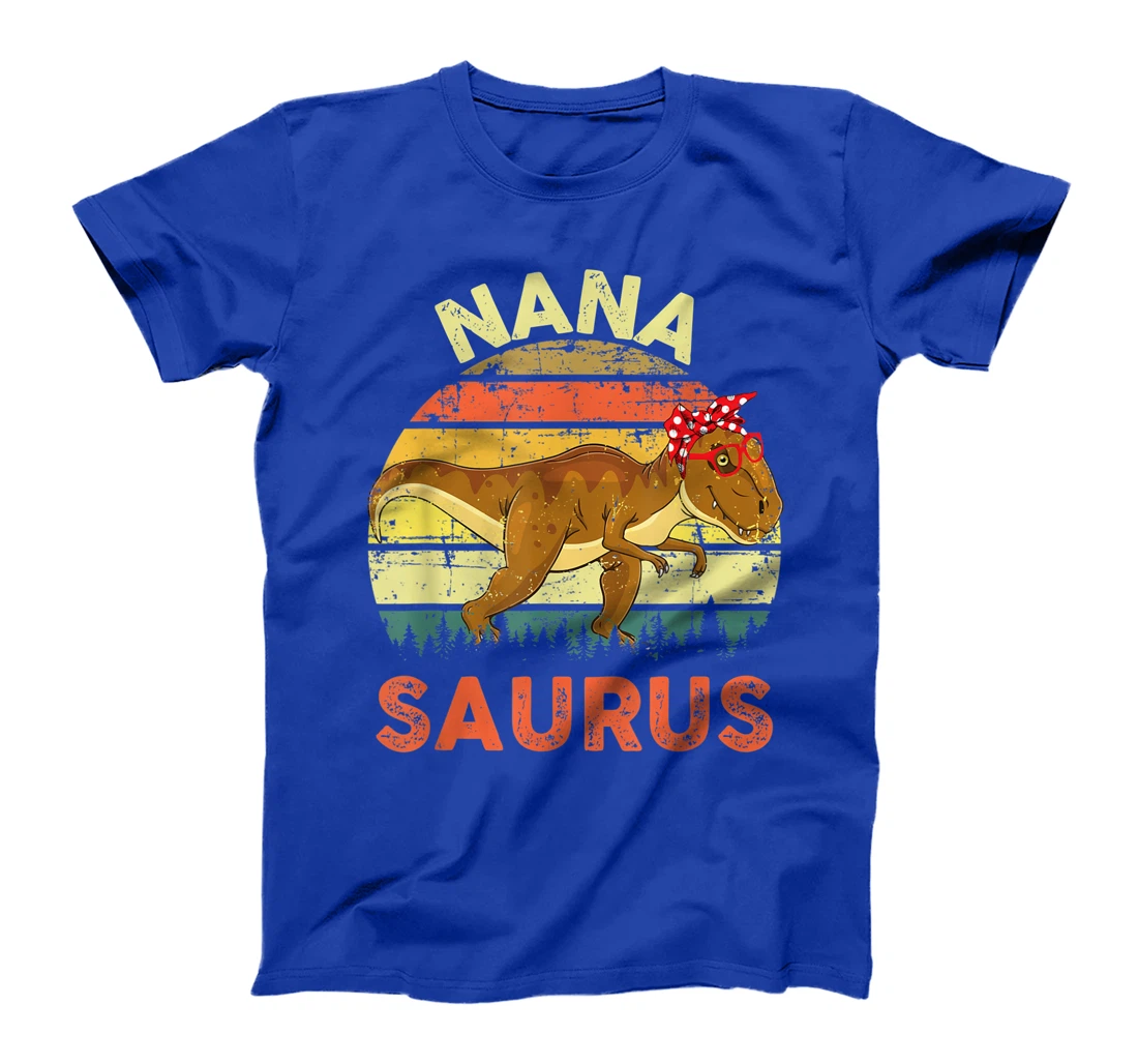 Nanasaurus Dinosaur Shirt Nana Saurus Family Matching T-Shirt