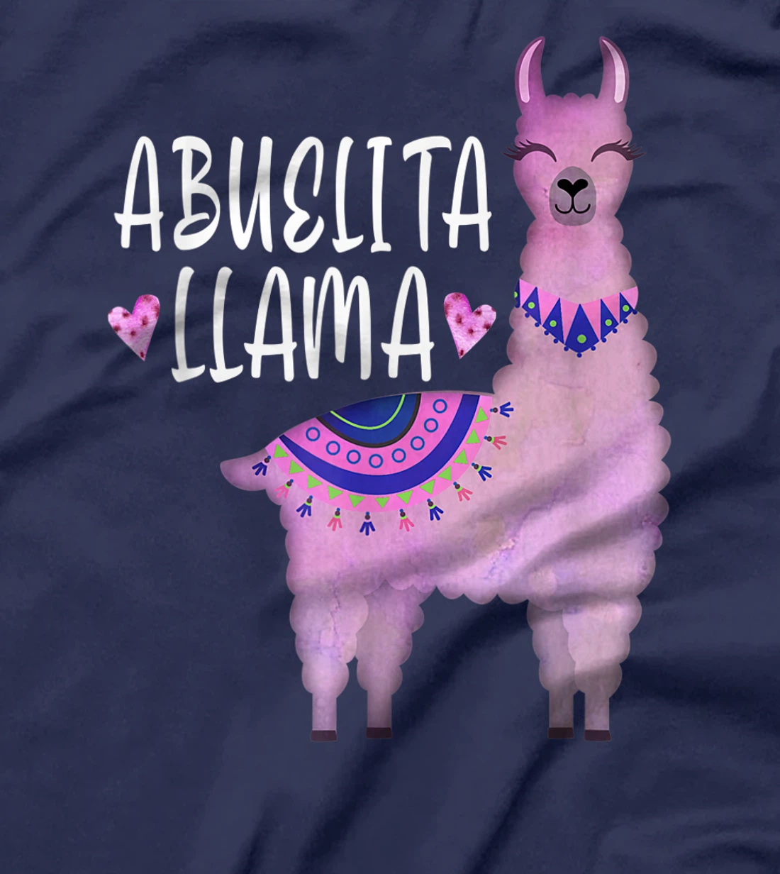 Abuelita Llama Spanish Granny Grandma Funny Llama Lover T-Shirt