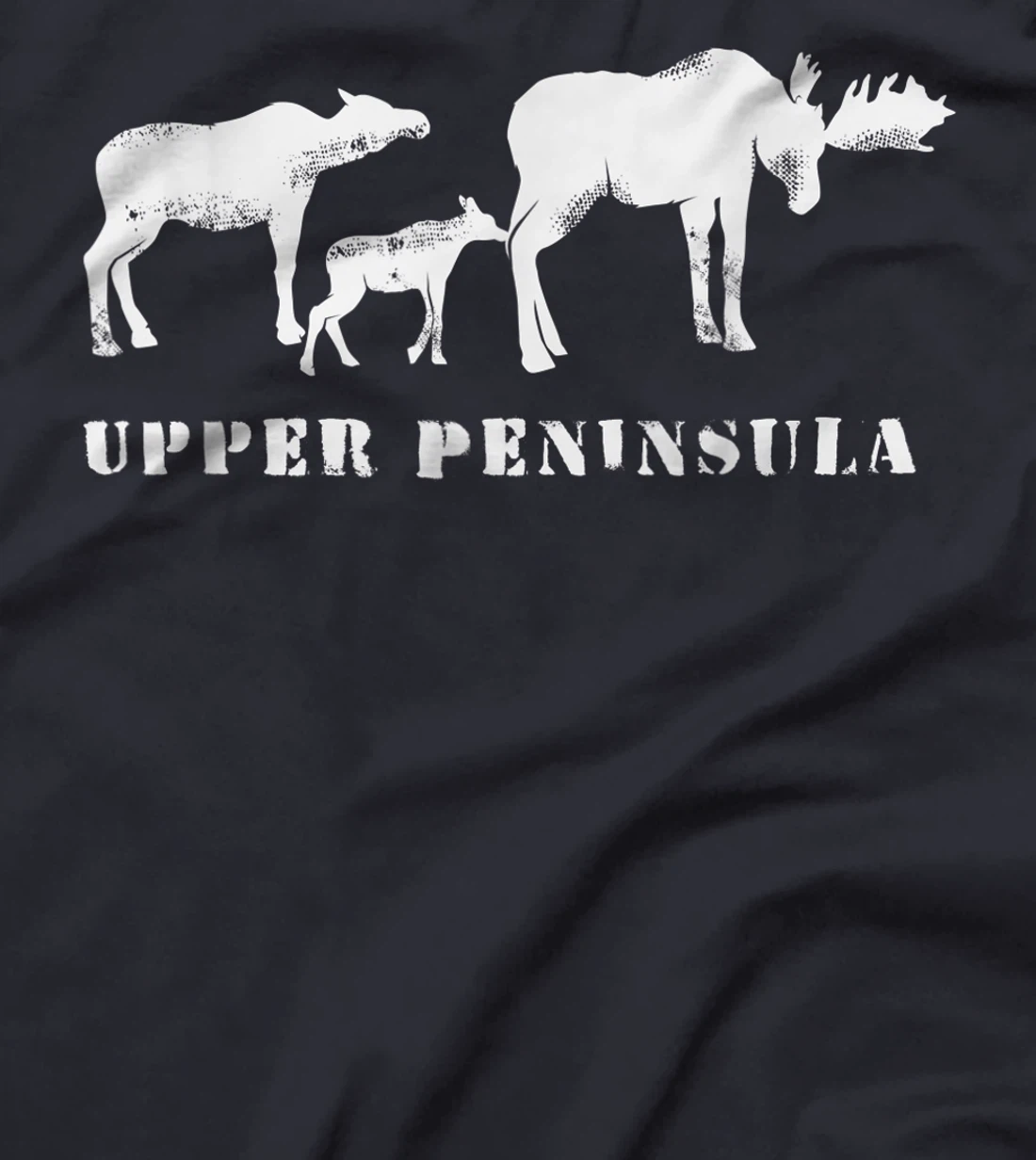 Moose Family for Yoopers Michigan Upper Peninsula T-Shirt